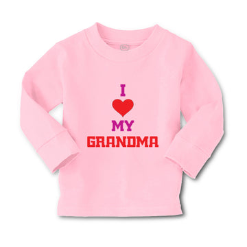 Baby Clothes I Heart My Grandma Love Grandmother Grandma Boy & Girl Clothes