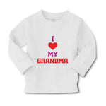 Baby Clothes I Heart My Grandma Love Grandmother Grandma Boy & Girl Clothes - Cute Rascals