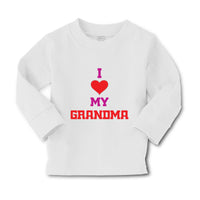 Baby Clothes I Heart My Grandma Love Grandmother Grandma Boy & Girl Clothes - Cute Rascals