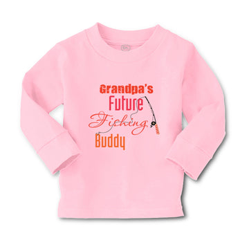Baby Clothes Grandpa's Future Fishing Buddy Grandpa Grandfather Cotton