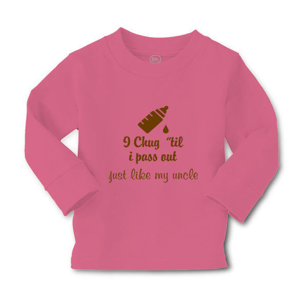 Baby Clothes I Chug til I Pass out Just like My Uncle Boy & Girl Clothes Cotton - Cute Rascals