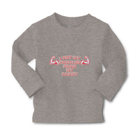 Baby Clothes I Get My Muscles from My Daddy Gym Workout Dad Father's Day Cotton - Cute Rascals
