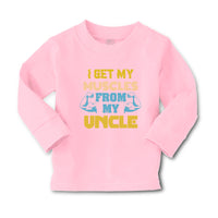 Baby Clothes I Get My Muscles from My Uncle A Family & Friends Uncle Cotton - Cute Rascals