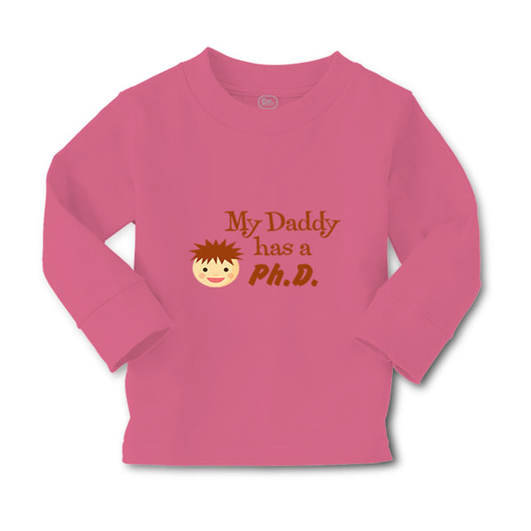 Baby Clothes My Daddy Has A Phd Scientist Doctor Dad Father's Day Cotton - Cute Rascals