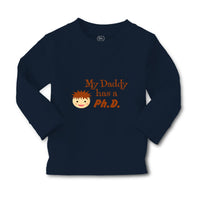 Baby Clothes My Daddy Has A Phd Scientist Doctor Dad Father's Day Cotton - Cute Rascals