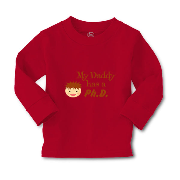 Baby Clothes My Daddy Has A Phd Scientist Doctor Dad Father's Day Cotton - Cute Rascals