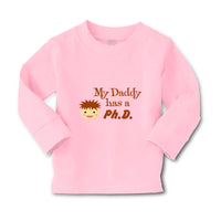 Baby Clothes My Daddy Has A Phd Scientist Doctor Dad Father's Day Cotton - Cute Rascals