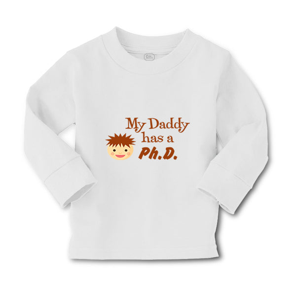 Baby Clothes My Daddy Has A Phd Scientist Doctor Dad Father's Day Cotton - Cute Rascals