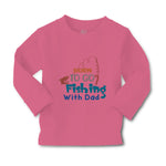 Baby Clothes Born to Go Fishing with Dad Fisherman Dad Father's Day Cotton - Cute Rascals