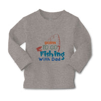 Baby Clothes Born to Go Fishing with Dad Fisherman Dad Father's Day Cotton - Cute Rascals