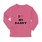 Baby Clothes I Love My Daddy Dad Father's Day Style G A Boy & Girl Clothes - Cute Rascals