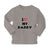 Baby Clothes I Love My Daddy Dad Father's Day Style G A Boy & Girl Clothes - Cute Rascals