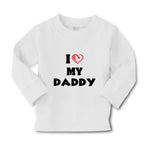 Baby Clothes I Love My Daddy Dad Father's Day Style G A Boy & Girl Clothes - Cute Rascals