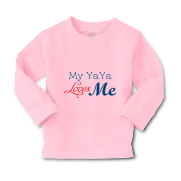Baby Clothes My Yaya Loves Me Grandmother Grandma Boy & Girl Clothes Cotton