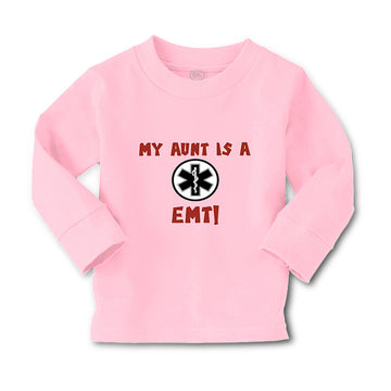 Baby Clothes My Aunt Is A Emt! Paramedic Boy & Girl Clothes Cotton
