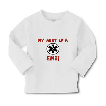 Baby Clothes My Aunt Is A Emt! Paramedic Boy & Girl Clothes Cotton