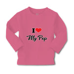 Baby Clothes I Love My Pop Dad Father's Day Boy & Girl Clothes Cotton - Cute Rascals