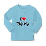 Baby Clothes I Love My Pop Dad Father's Day Boy & Girl Clothes Cotton - Cute Rascals