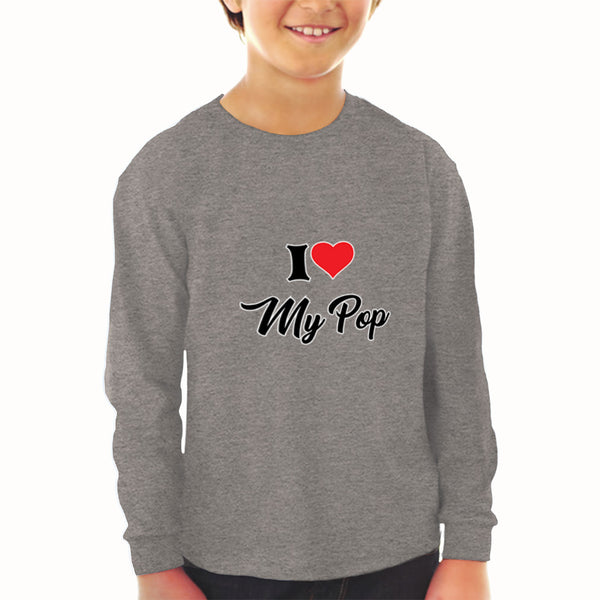 Baby Clothes I Love My Pop Dad Father's Day Boy & Girl Clothes Cotton - Cute Rascals
