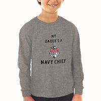 Baby Clothes My Daddy's A Navy Chief Dad Father's Day Boy & Girl Clothes Cotton - Cute Rascals
