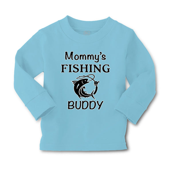 Baby Clothes Mommy's Fishing Buddy Mom Mothers Boy & Girl Clothes Cotton - Cute Rascals