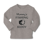 Baby Clothes Mommy's Fishing Buddy Mom Mothers Boy & Girl Clothes Cotton - Cute Rascals