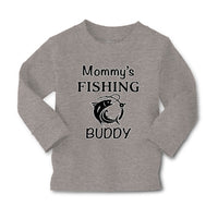 Baby Clothes Mommy's Fishing Buddy Mom Mothers Boy & Girl Clothes Cotton - Cute Rascals