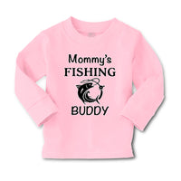 Baby Clothes Mommy's Fishing Buddy Mom Mothers Boy & Girl Clothes Cotton - Cute Rascals