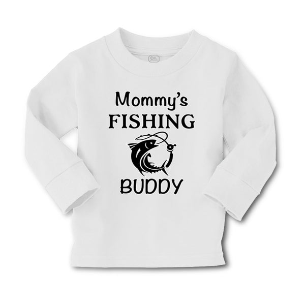 Baby Clothes Mommy's Fishing Buddy Mom Mothers Boy & Girl Clothes Cotton - Cute Rascals