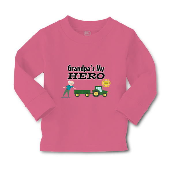 Baby Clothes Grandpa's My Hero Grandpa Grandfather Boy & Girl Clothes Cotton - Cute Rascals