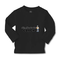 Baby Clothes My Dad Is The Coach Dad Father's Day Boy & Girl Clothes Cotton - Cute Rascals