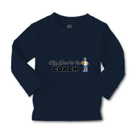 Baby Clothes My Dad Is The Coach Dad Father's Day Boy & Girl Clothes Cotton - Cute Rascals