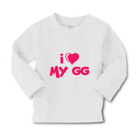 Baby Clothes I Heart My Gg Grandma Grandmother Boy & Girl Clothes Cotton - Cute Rascals