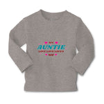 Baby Clothes My Auntie Loves Me Aunt Funny Style B Boy & Girl Clothes Cotton - Cute Rascals