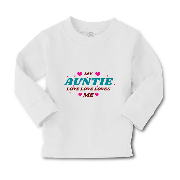 Baby Clothes My Auntie Loves Me Aunt Funny Style B Boy & Girl Clothes Cotton - Cute Rascals