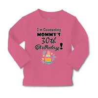 Baby Clothes I'M Celebrating My Mommy's 30Th Birthday Mom Mothers Cotton - Cute Rascals