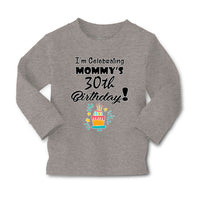 Baby Clothes I'M Celebrating My Mommy's 30Th Birthday Mom Mothers Cotton - Cute Rascals