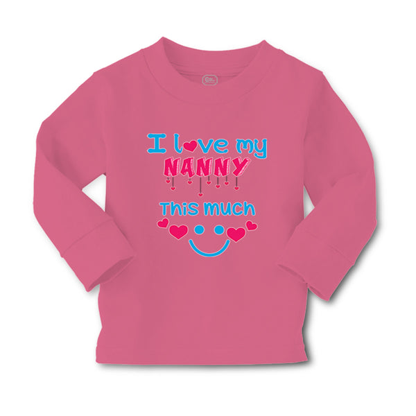 Baby Clothes I Love My Nanny This Much Grandmother Grandma Boy & Girl Clothes - Cute Rascals