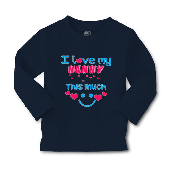 Baby Clothes I Love My Nanny This Much Grandmother Grandma Boy & Girl Clothes - Cute Rascals