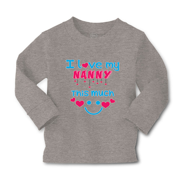 Baby Clothes I Love My Nanny This Much Grandmother Grandma Boy & Girl Clothes - Cute Rascals