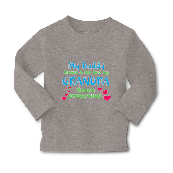 Baby Clothes My Daddy Knows A Lot but My Grandpa Knows Everything Cotton - Cute Rascals