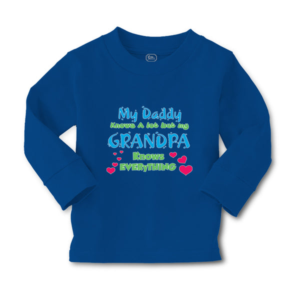 Baby Clothes My Daddy Knows A Lot but My Grandpa Knows Everything Cotton - Cute Rascals