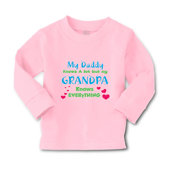 Baby Clothes My Daddy Knows A Lot but My Grandpa Knows Everything Cotton - Cute Rascals