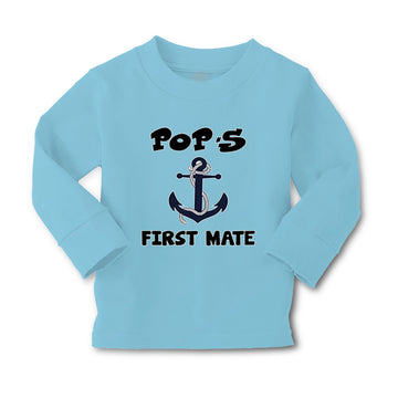 Baby Clothes Pop's First Mate Grandpa Grandfather Boy & Girl Clothes Cotton
