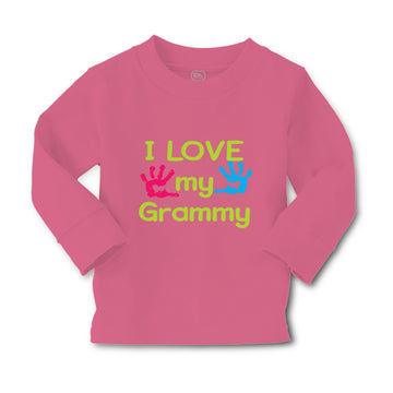 Baby Clothes I Love My Grammy Grandmother Grandma B Boy & Girl Clothes Cotton