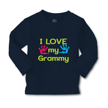 Baby Clothes I Love My Grammy Grandmother Grandma B Boy & Girl Clothes Cotton