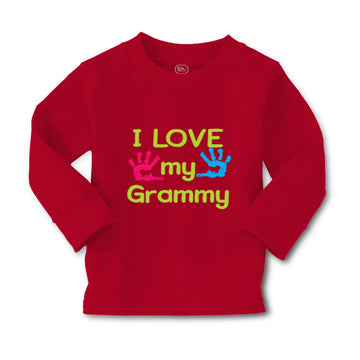 Baby Clothes I Love My Grammy Grandmother Grandma B Boy & Girl Clothes Cotton