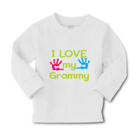 Baby Clothes I Love My Grammy Grandmother Grandma B Boy & Girl Clothes Cotton - Cute Rascals