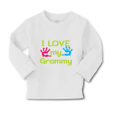 Baby Clothes I Love My Grammy Grandmother Grandma B Boy & Girl Clothes Cotton