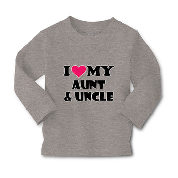 Baby Clothes I Love My Aunt and Uncle Boy & Girl Clothes Cotton
